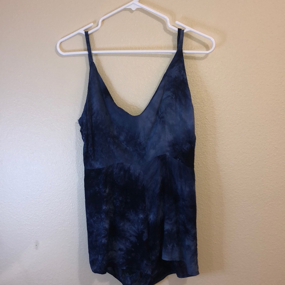 Blue summer romper